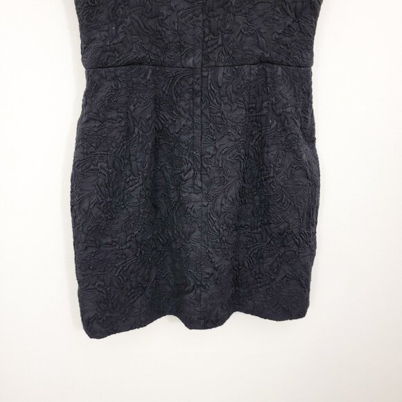 Dolce & Gabbana Textured Jacquard Corset Bustier Mini Dress in Black 40 4 - Picture 5 of 7